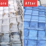 京都市北区にて凍害による瓦屋根修理