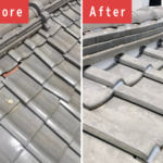 京都市左京区にて雨漏り修理〈瓦屋根修理〉